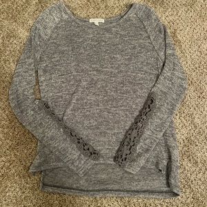 Gray Aeropostale light sweater long sleeve